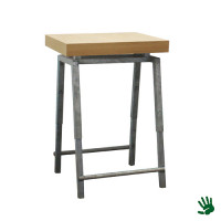 Oak statafel, met Steel onderstel Oak statafel, met Steel onderstel