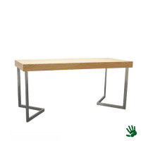 Oak zittafel lang, met V-vorm onderstel Oak zittafel lang, met V-vorm onderstel