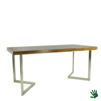 Palissander zittafel lang, met V-vorm onderstel Palissander zittafel lang, met V-vorm onderstel
