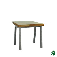 Palissander zittafel, met Steel onderstel Palissander zittafel, met Steel onderstel