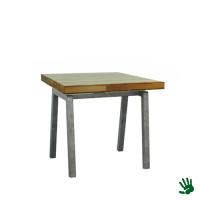 Palissander zittafel, met Steel onderstel Palissander zittafel, met Steel onderstel