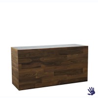Palissander buffet, met aluminium blad Palissander buffet, met aluminium blad