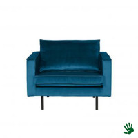 Home - Fauteuil, blue, velvet Home - Fauteuil, blue, velvet