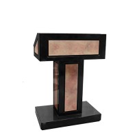 Katheder luxe staand zwart, rose marmer Katheder luxe staand zwart, rose marmer