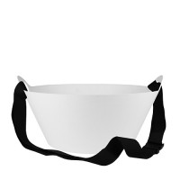 Debrasbak kunststof rond, wit, 14 liter Debrasbak kunststof rond, wit, 14 liter