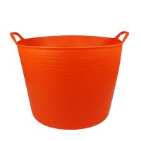Debrasbak kunststof rond, oranje, 42 liter Debrasbak kunststof rond, oranje, 42 liter