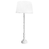 Luxe staande lamp rond wit Luxe staande lamp rond wit