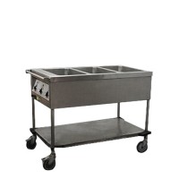 Au bain-marie wagen, 3x 1/1 GN Au bain-marie wagen, 3x 1/1 GN