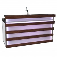 Bar John, incl. LED verlichting, met biertap Bar John, incl. LED verlichting, met biertap