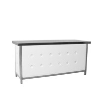 Knopenbuffet wit, met kast Knopenbuffet wit, met kast