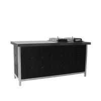 Knopenbuffet zwart, met 2 chafingdishes 1/1 GN Knopenbuffet zwart, met 2 chafingdishes 1/1 GN