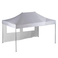 Zijkant tent 4,5 meter, met raam Zijkant tent 4,5 meter, met raam