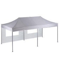 Zijkant tent 6 meter, met raam Zijkant tent 6 meter, met raam