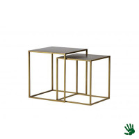 Home - Bijzettafels brass goud, metaal, 2 Home - Bijzettafels brass goud, metaal, 2