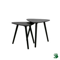 Home - Bijzettafels black, wood, 2 Home - Bijzettafels black, wood, 2