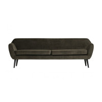 Home - 2.5-zits sofa, warm green velvet Home - 2.5-zits sofa, warm green velvet