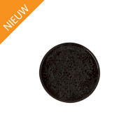 Platbord zwart Tahiti, rond 20 cm. Platbord zwart Tahiti, rond 20 cm.