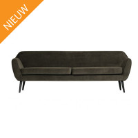 Home - 2.5-zits sofa, warm green velvet Home - 2.5-zits sofa, warm green velvet