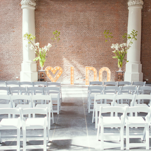 Weddingchair wit Weddingchair wit