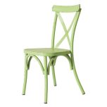 Terrasstoel, vintage licht groen