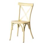 Terrasstoel, vintage geel