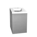 Afvalbak RVS 110 liter 