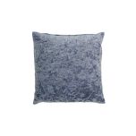 Kussen chenille, blauw 45x45 cm