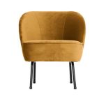 Home - mini fauteuil, Mosterd velvet