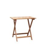 Klaptafel hout, 80x55 cm. 