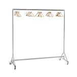 Garderoberek enkel, incl. 50 kledinghangers