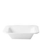 Schaal melamine wit vierkant, diep