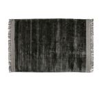 Home - Vloerkleed, antraciet met franjes 170x240 cm