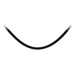 Afzetkoord zwart, 150 cm