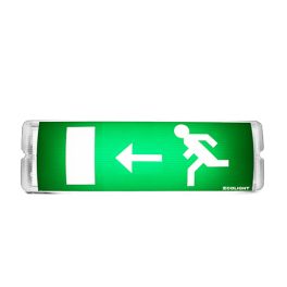 Noodverlichting "vluchtroute links"