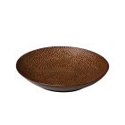 Diepbord reliëf, bruin Ø 25,5 cm     