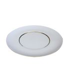 Bord Inspiration met gouden rand, Ø 29 cm.