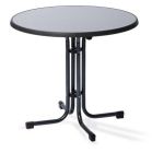 Terrastafel Ø 80 cm. Antraciet