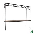 Industrial zittafel, met stelling, extra lang