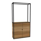 Hot Metal roomdivider, incl. bovenbouw