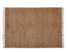 Home - Vloerkleed, naturel, jute met franjes 170x240 cm