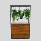 Hangplanten 7 stuks - Voor kramen, dividers, tafels