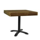 Terrastafel sloophout met stalen poot
