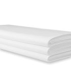 Tafellaken wit damast, 250x140 cm.