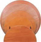 Klaptafel, Ø 165 cm.