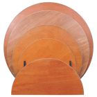 Klaptafel halfrond, Ø 150 cm.