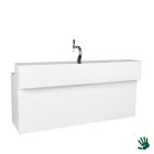 Unow bar met tapzuil met wit opzetstuk