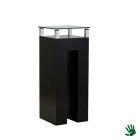 Unow sokkel met heldere glasplaat 