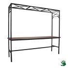 Industrial statafel, met stelling, extra lang