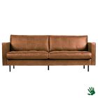 Home - 3-zits bank, classic, raw, leer