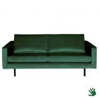 Home - 2,5-zits bank, forest green, velvet